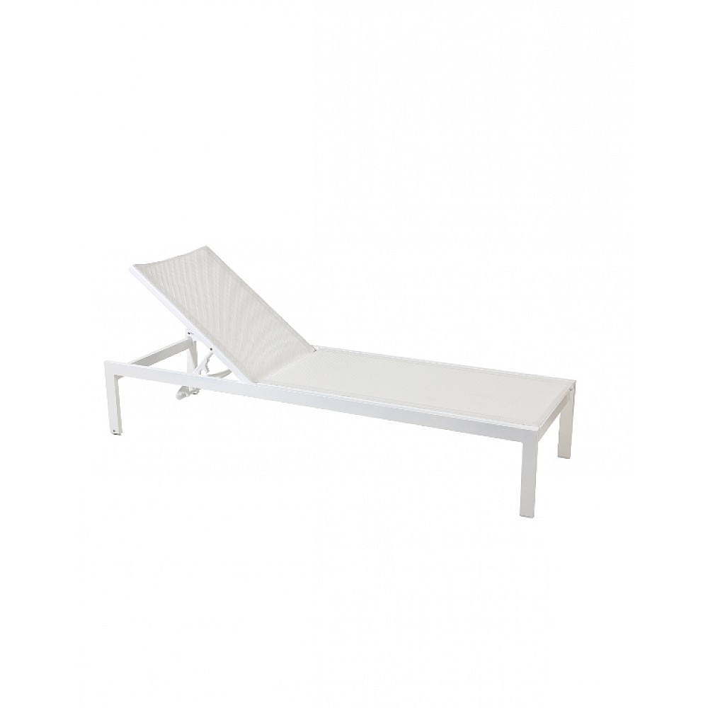 Casablanca Sun-Lounger/Alu - Αλουμίνιο - 198x62x35 cm