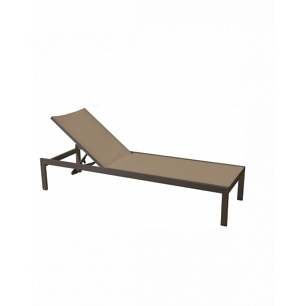 Casablanca Sun-Lounger/Alu - Αλουμίνιο - 198x62x35 cm