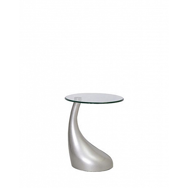 Table Drop Φ45cm Silver - Μέταλλο