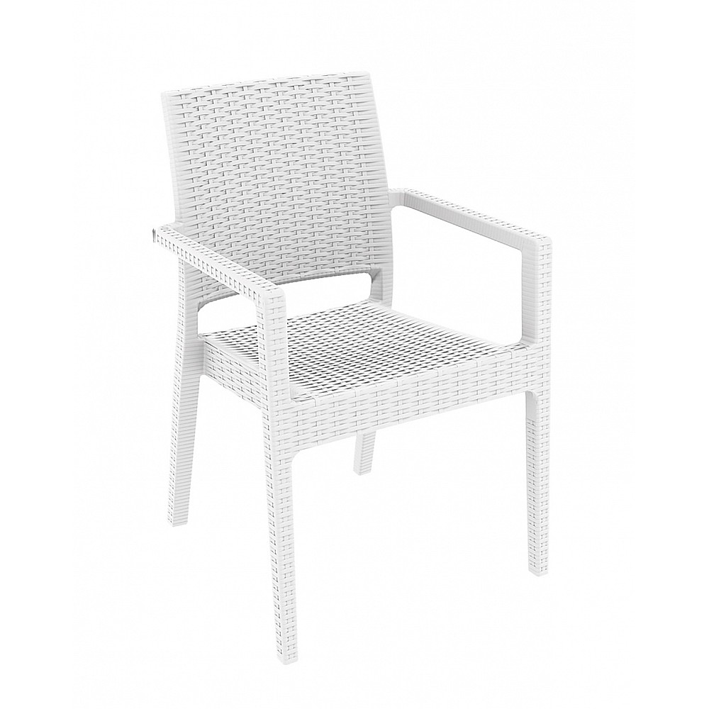 Ibiza/P White Armchair - Πολυπροπυλένιο - 59x58x87 cm