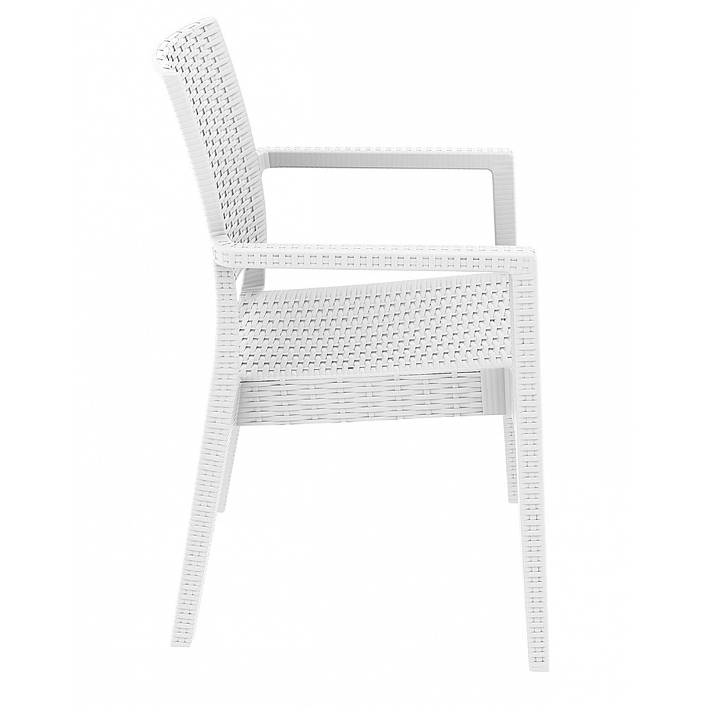 Ibiza/P White Armchair - Πολυπροπυλένιο - 59x58x87 cm