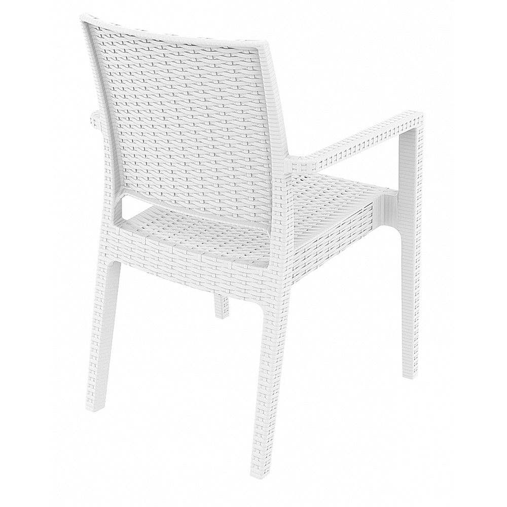 Ibiza/P White Armchair - Πολυπροπυλένιο - 59x58x87 cm