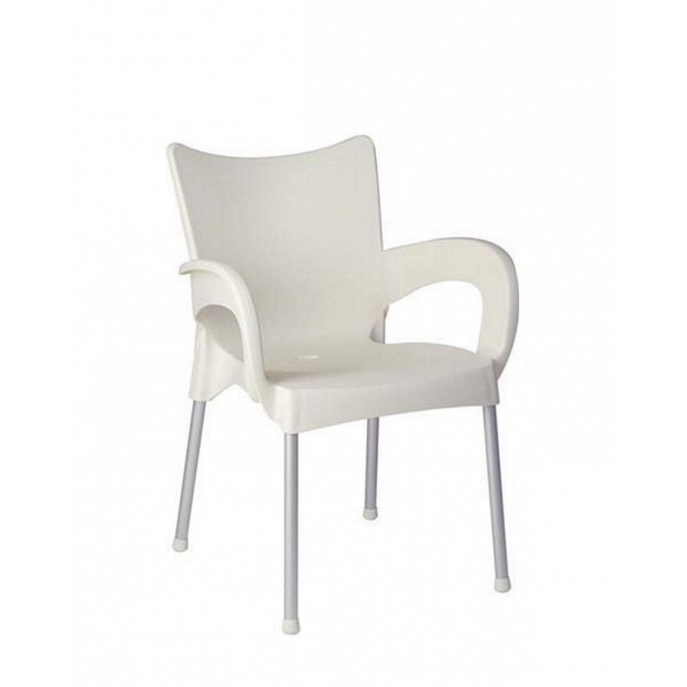 Romeo/P Armchair Beige - Αλουμίνιο - 44x58x83 cm