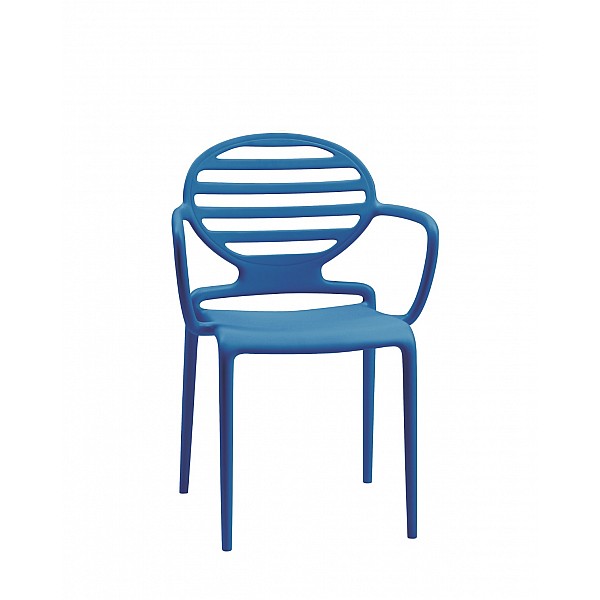 Cokka/P Blue Armchair - Πολυπροπυλένιο