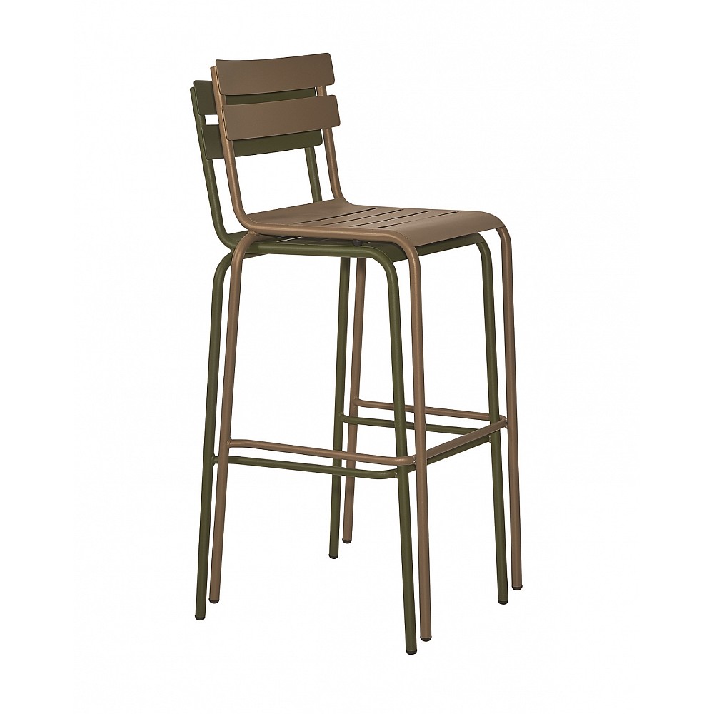 Marseille/S Barstool - Μέταλλο - 54x46x108 cm