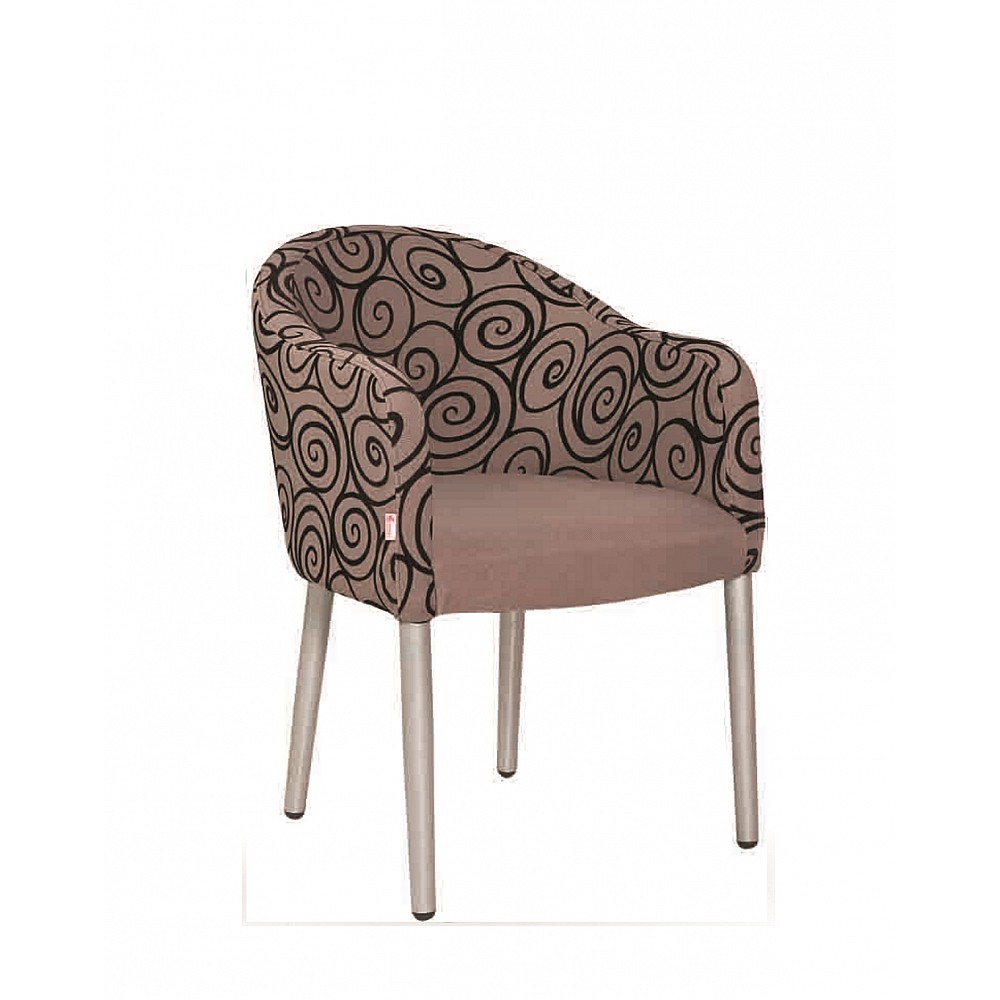 Bocca/M COM Armchair - Μέταλλο - 62x56x83 cm