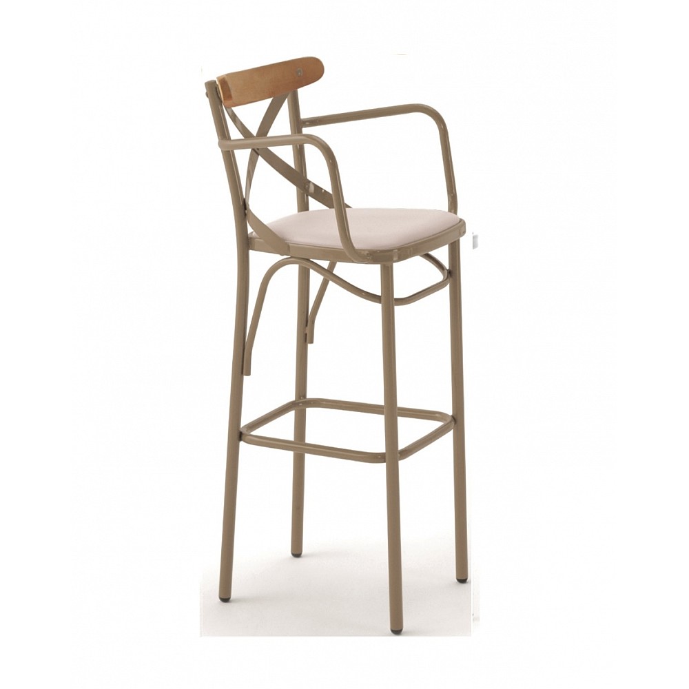 Barstool Antique/SB-M CAT.A - Μέταλλο - 51x53x111 cm