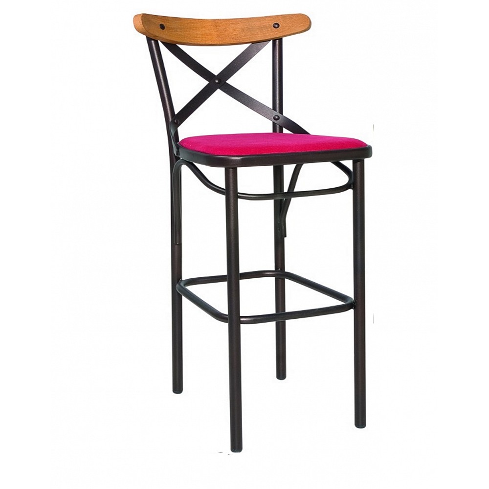 Barstool Antique/S-M CAT.A - Μέταλλο - 51x45x111 cm