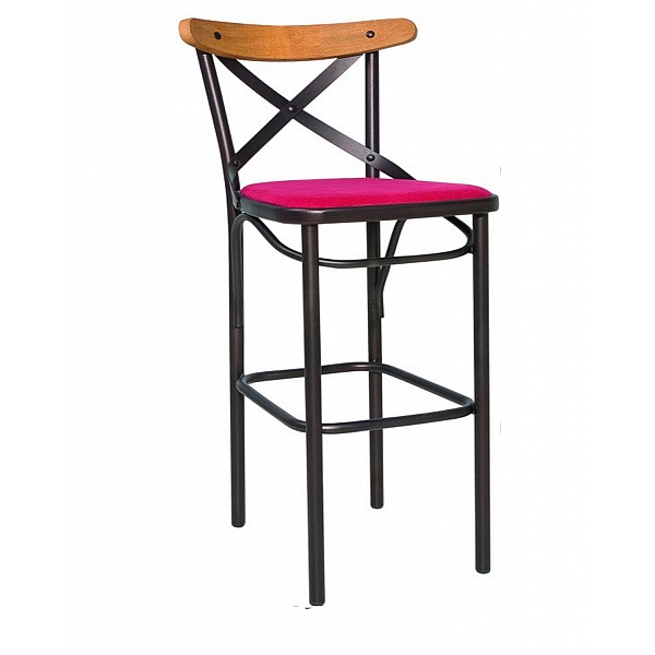 Barstool Antique/S-M CAT.A - Μέταλλο - 51x45x111 cm