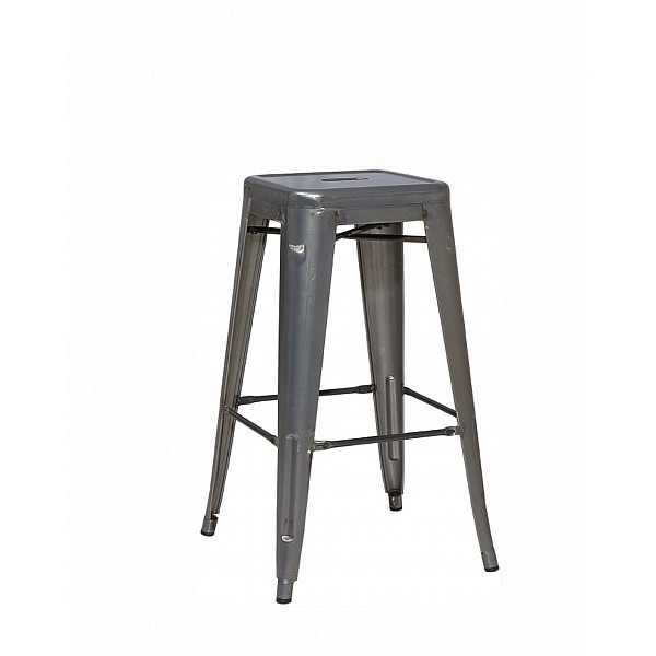 Dolix/S Barstool - Μέταλλο - 43x43x77 cm