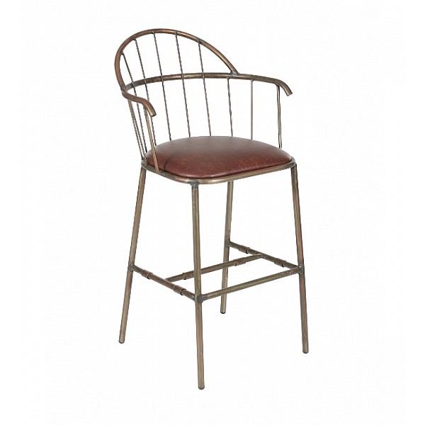 Barstool Toulouse/S CAT.A - Μέταλλο - 57x53x113 cm