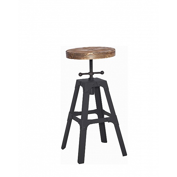 Barstool Rocky/S - Μέταλλο - 37x37x64 cm