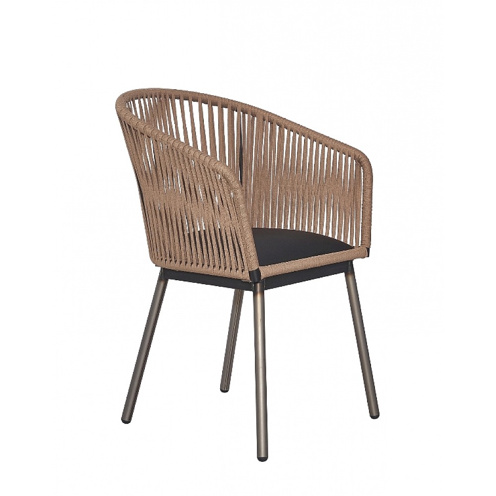 Monaco/P, COM Armchair - Μέταλλο - 59x57x83 cm