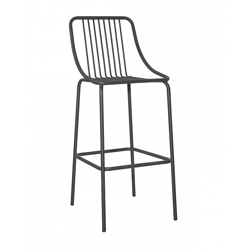 Urania/S Barstool - Μέταλλο - 52x45x110 cm