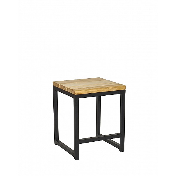 Ruba/S-L Low Stool - Μέταλλο - 37x37x46 cm