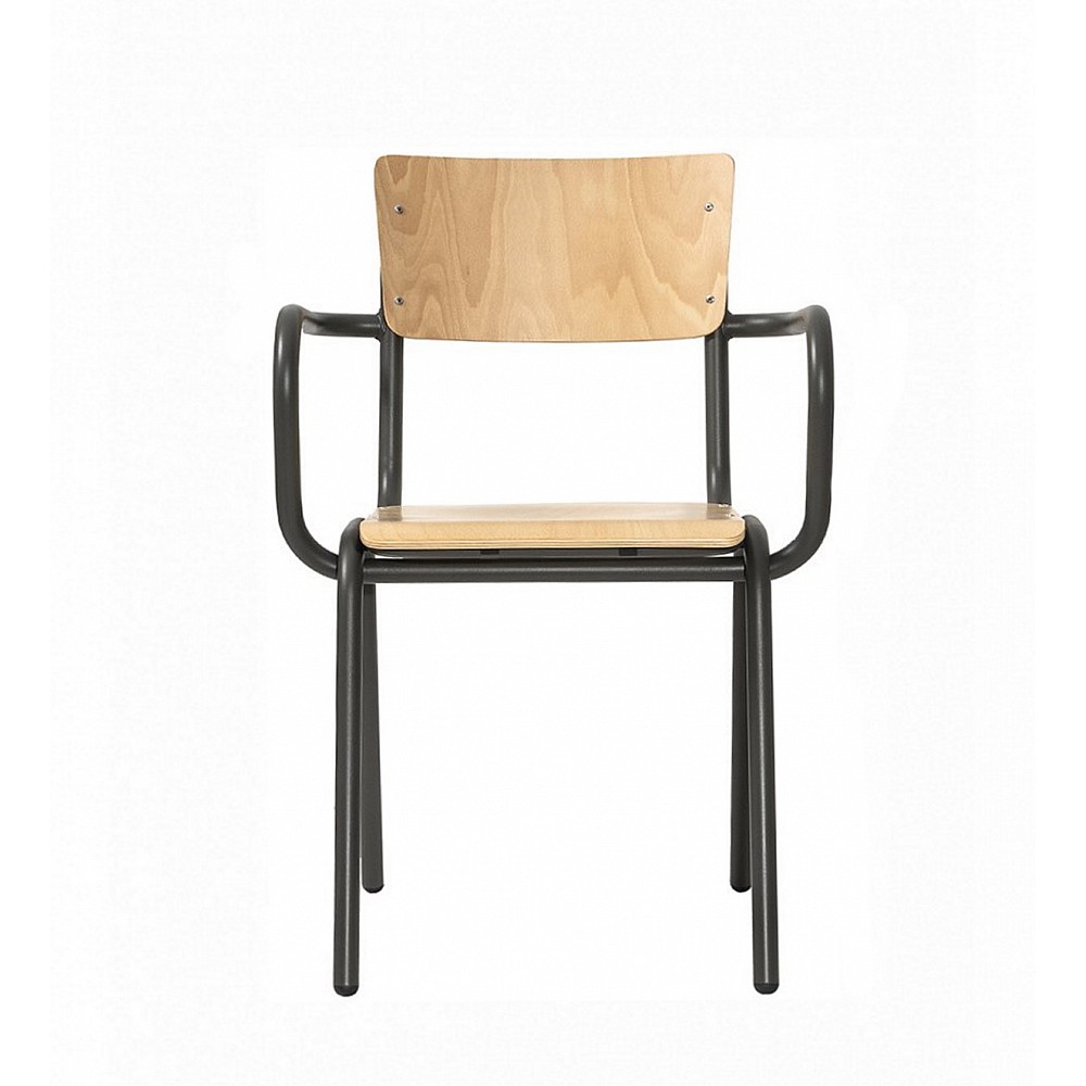 School/P Armchair - Μέταλλο - 48x56x83 cm