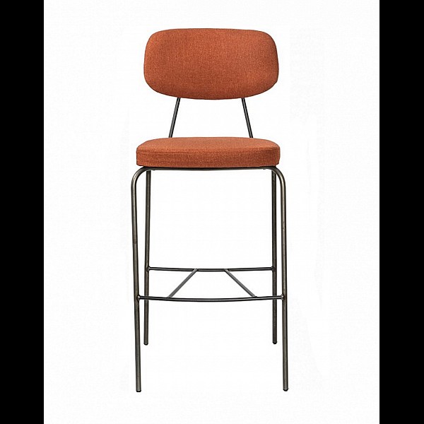 Barstool Silvie/S, CAT A - Μέταλλο - 48x46x114 cm