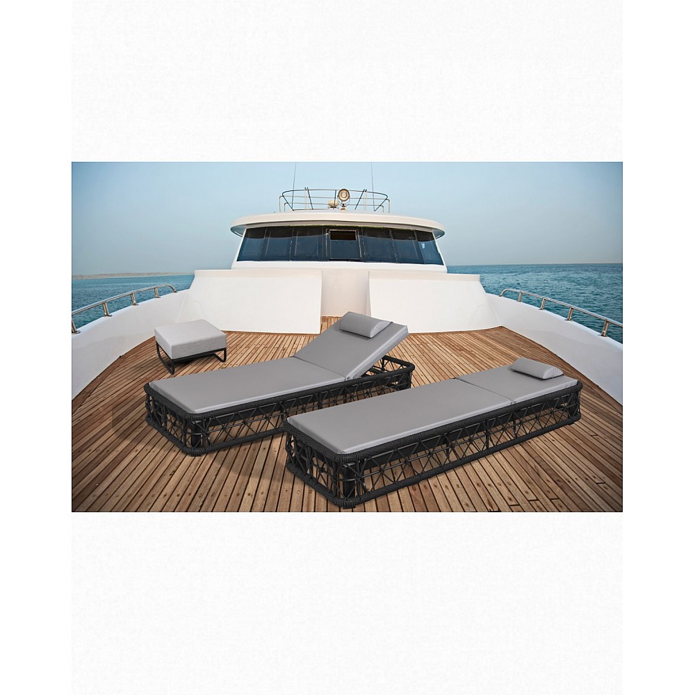 Marine/SL CAT A Sun-Lounger - Αλουμίνιο - 211x80x103 cm