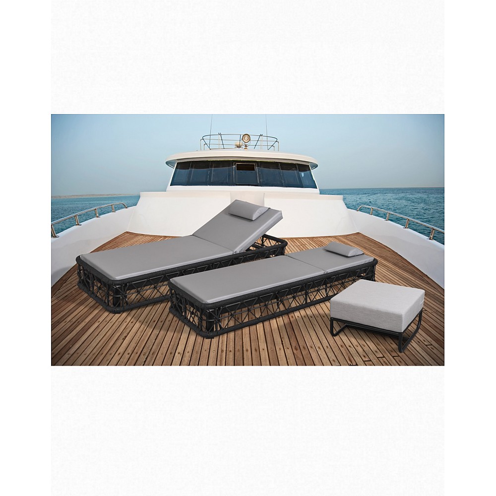 Marine/SL CAT A Sun-Lounger - Αλουμίνιο - 211x80x103 cm