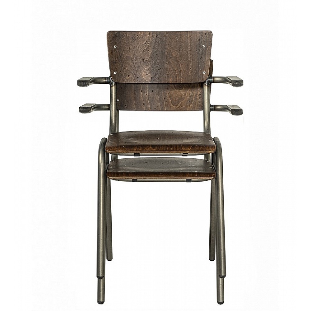 School/P2 Armchair - Μέταλλο - 50x58x82 cm