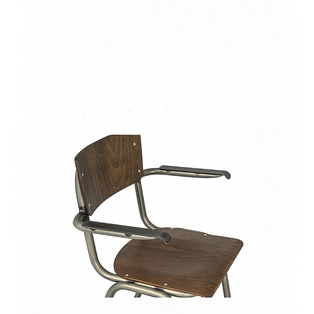 School/P2 Armchair - Μέταλλο - 50x58x82 cm