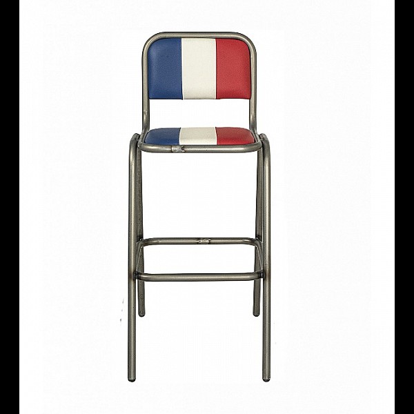 Barstool Tricolor/S CAT.A - Μέταλλο - 53x45x112 cm