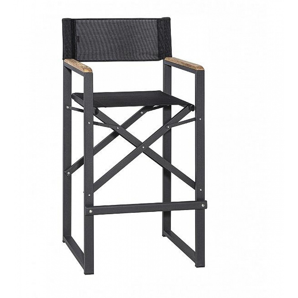 Piazza/S-W Barstool - Μέταλλο - 53x57x115.5 cm