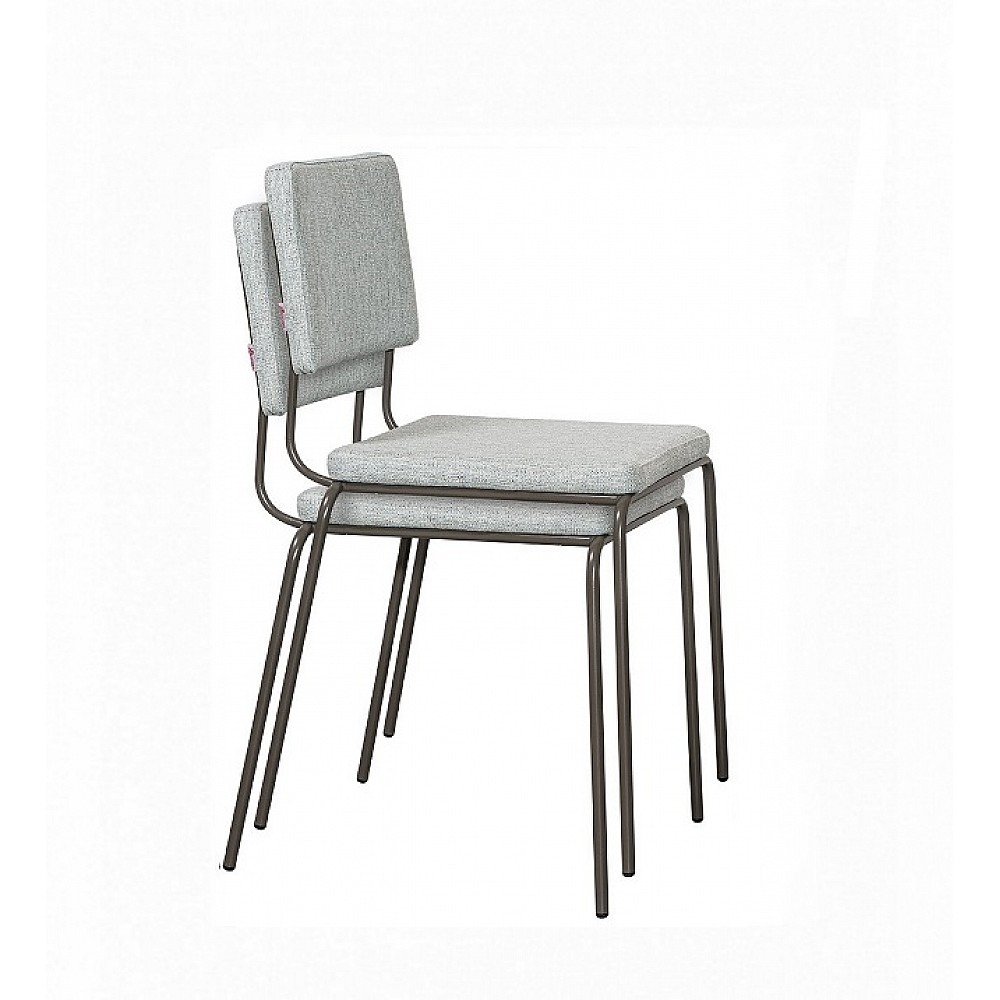 Καρέκλα Hill, COM - Μέταλλο - 55x50x82 cm