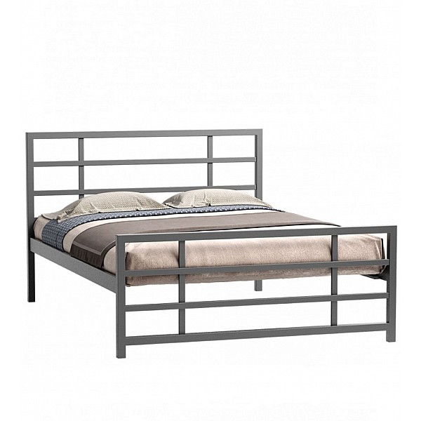 HT-101  Metal Bed 90x200cm - Μέταλλο - 200x90x0 cm