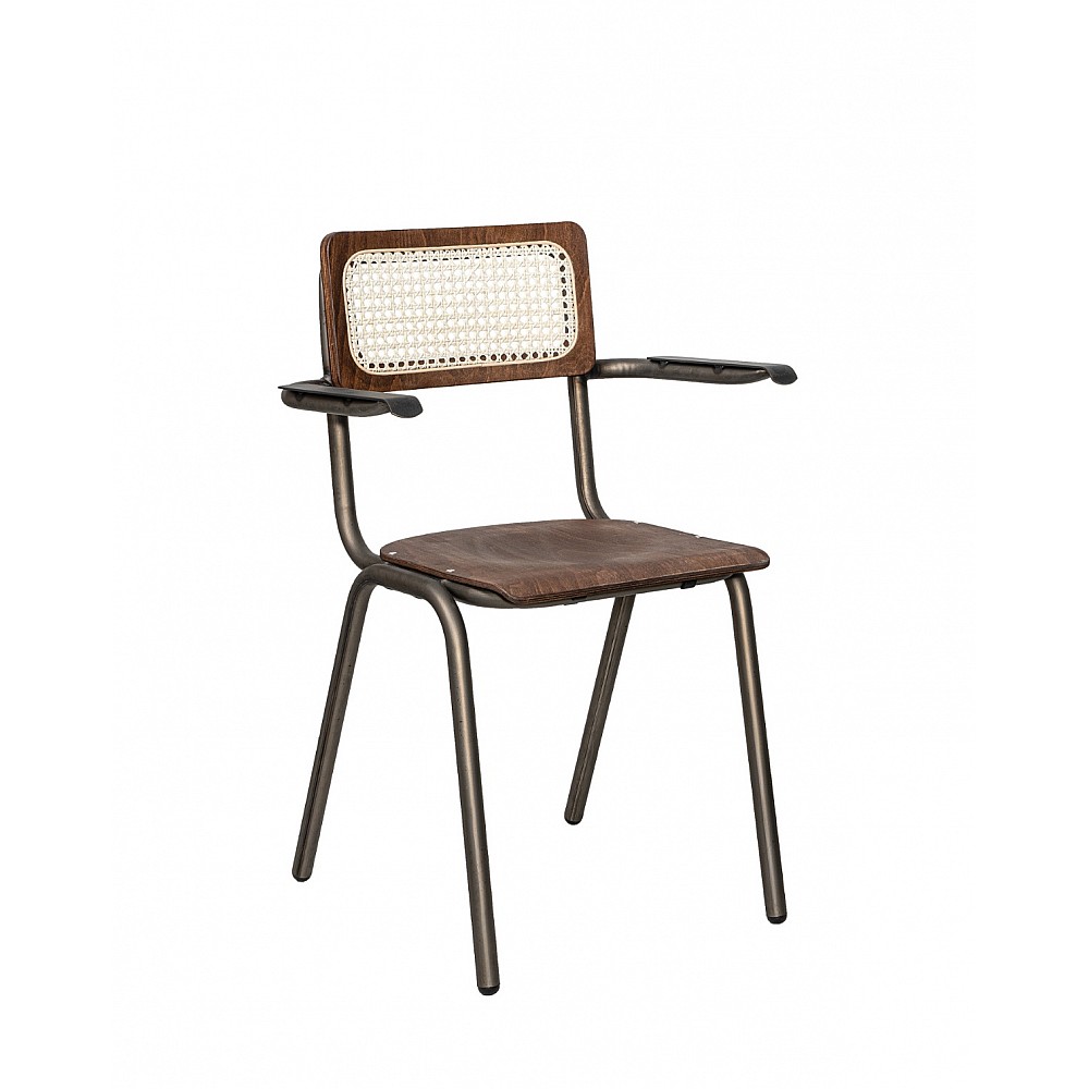 School/P-2R Armchair - Μέταλλο - 50x58x82 cm