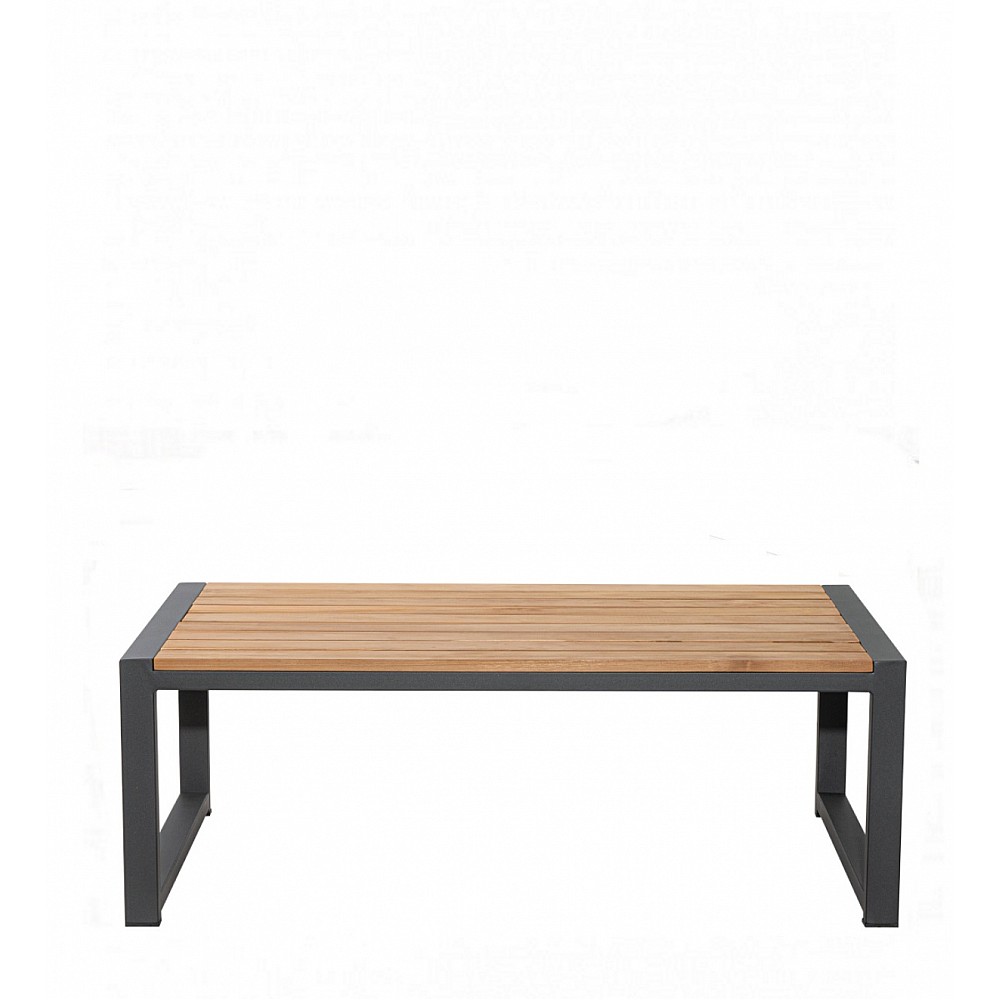 Τραπέζι Falcon/T2-L-Teak - Μέταλλο - 114.5x67x40 cm