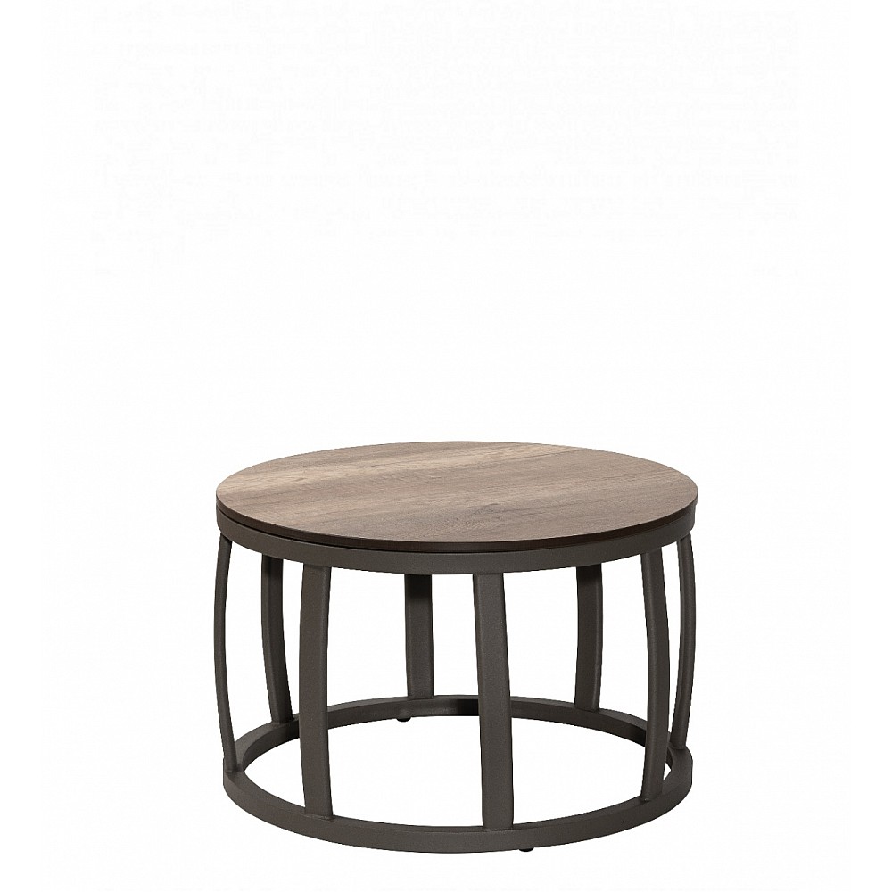 Barrel/TC Table R49cm - Αλουμίνιο - 49x49x31 cm