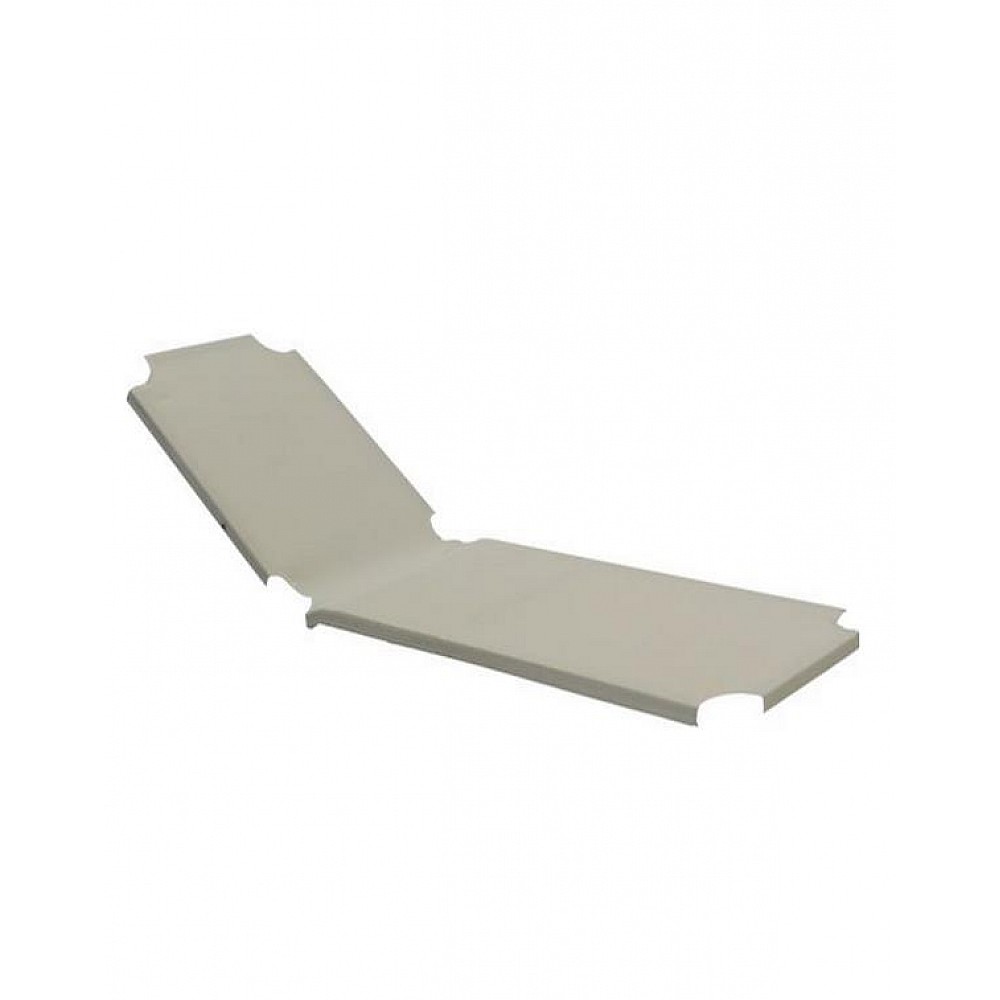 Sun-Lounger Cover Textilene Double Colored white-Brown