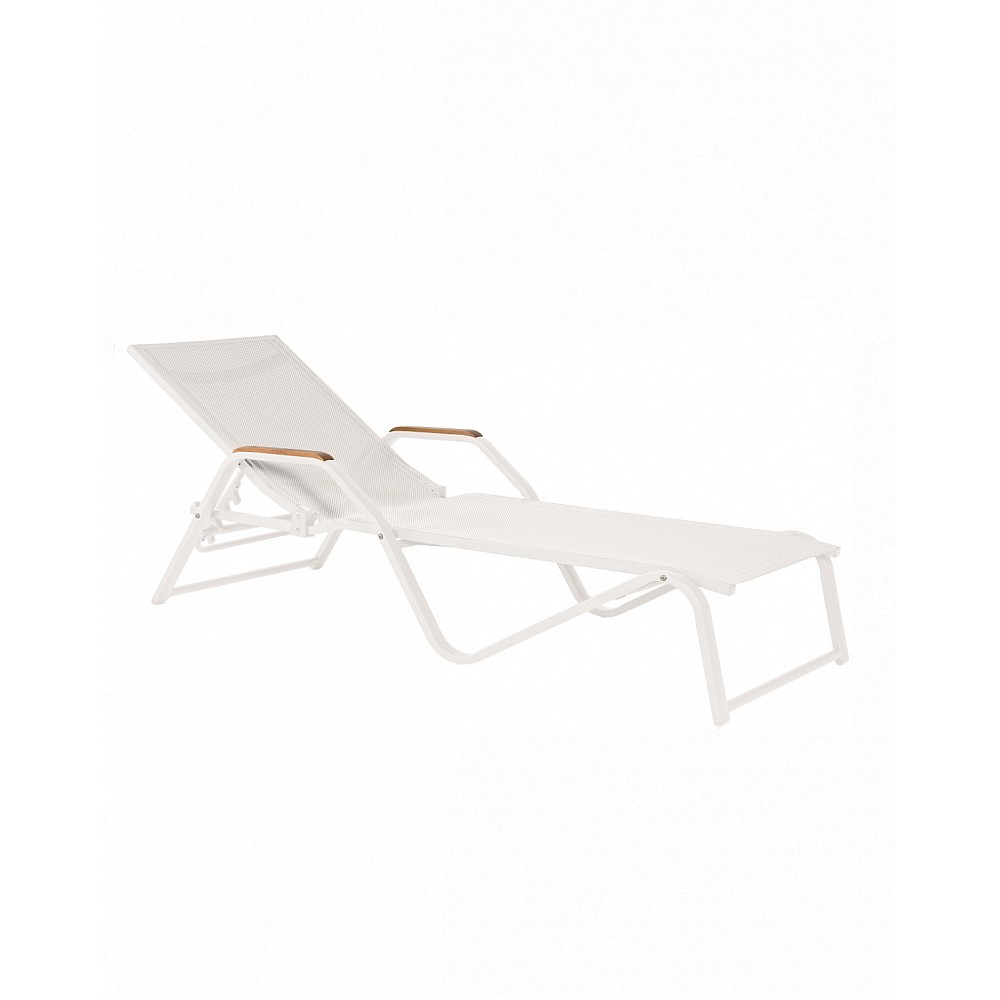 Valencia/W Sun-Lounger/Alu - Αλουμίνιο - 198x70x50 cm