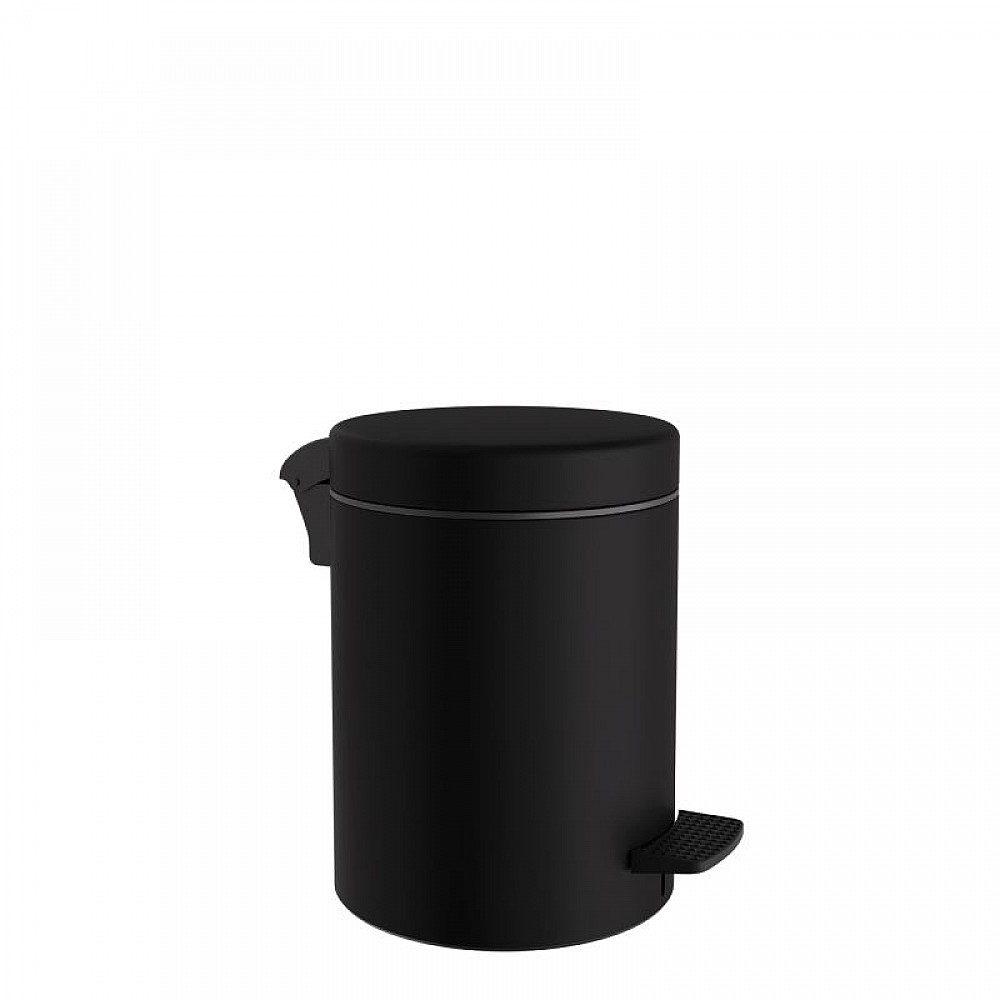 Χαρτοδοχείο 3 Lit, Soft Close - Matt Black, Pam & Co, Ø18 x H25 (cm), 03-601-403 Χαρτοδοχείο 3 Lit, Soft Close - Matt Black, Pam & Co, Ø18 x H25 (cm), 03-601-403