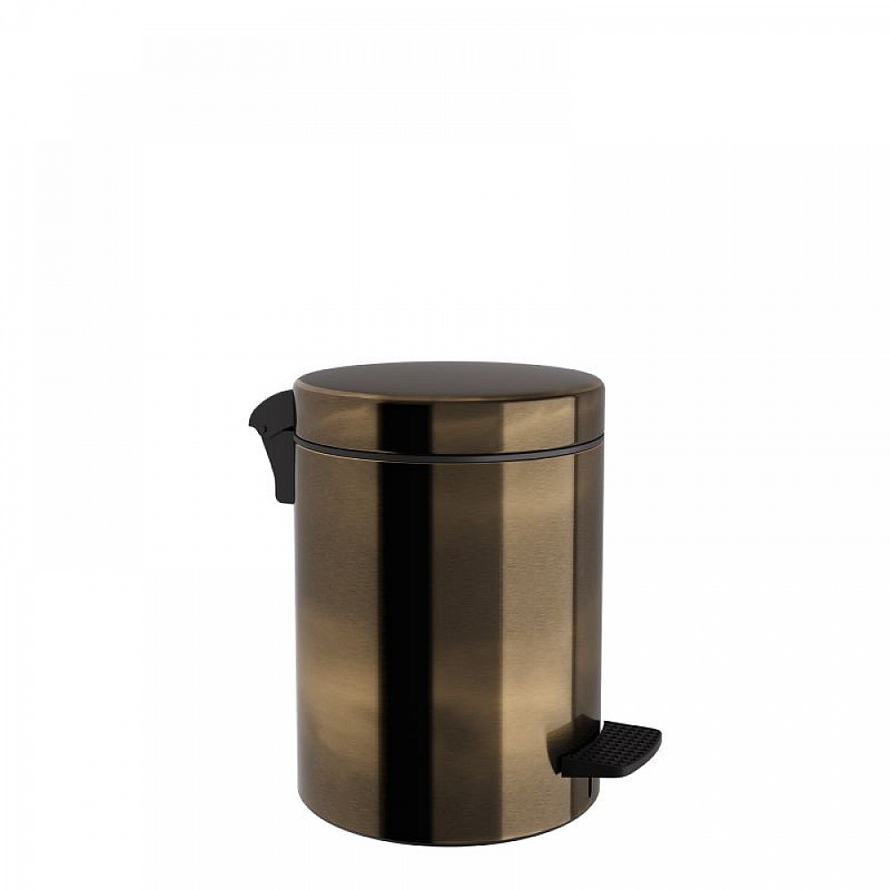 Χαρτοδοχείο 3 Lit, Soft Close - Matt Bronze, Pam & Co, Ø18 x H25 (cm), 03-601-002 Χαρτοδοχείο 3 Lit, Soft Close - Matt Bronze, Pam & Co, Ø18 x H25 (cm), 03-601-002
