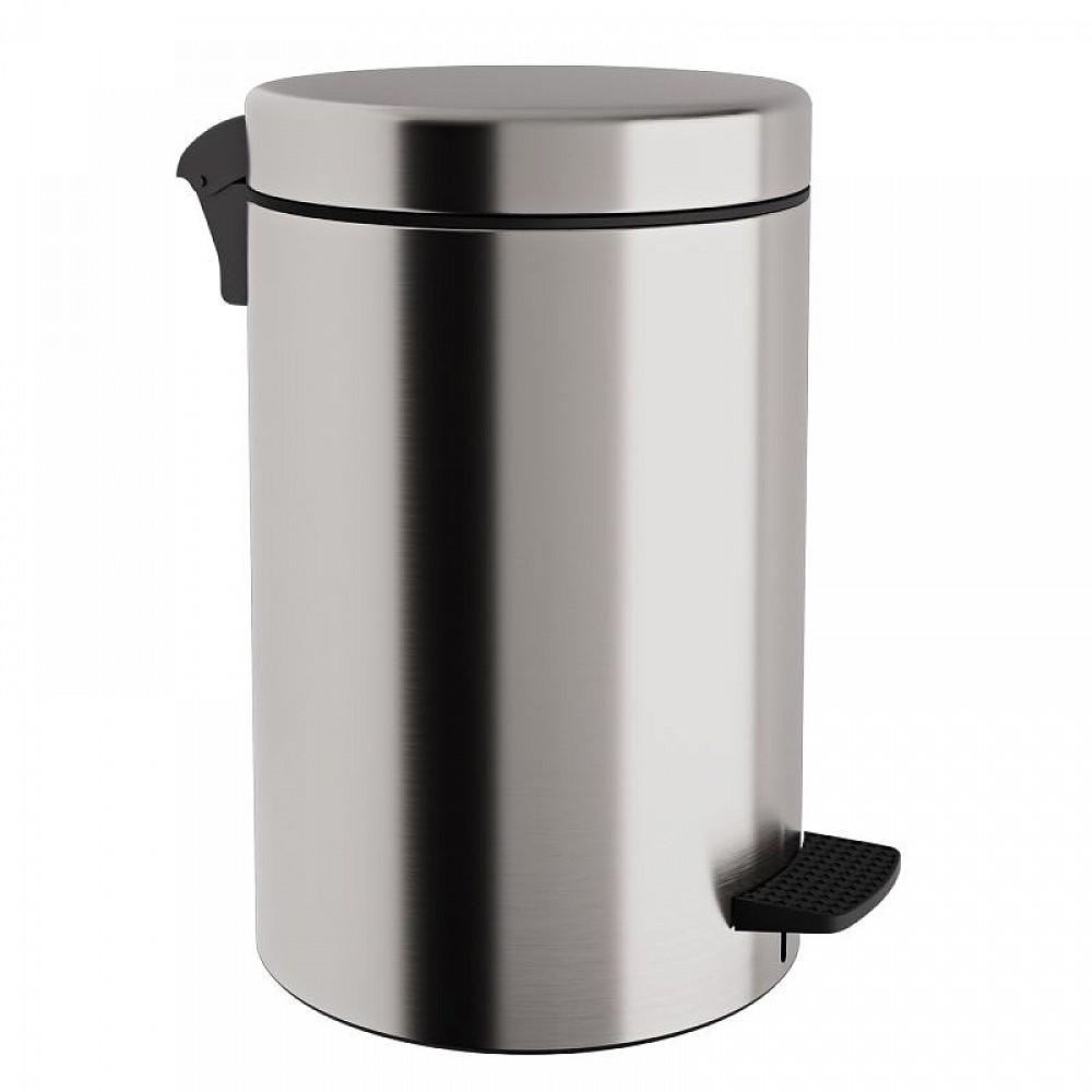 Χαρτοδοχείο 12 Lit, Soft Close - Matt Inox, Pam & Co, Ø25 x H40 (cm), 12-300-011 Χαρτοδοχείο 12 Lit, Soft Close - Matt Inox, Pam & Co, Ø25 x H40 (cm), 12-300-011