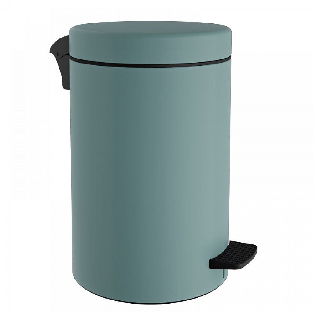 Χαρτοδοχείο 12 Lit, Soft Close - Matt Turquoise, Pam & Co, Ø25 x H40 (cm), 12-090-913 Χαρτοδοχείο 12 Lit, Soft Close - Matt Turquoise, Pam & Co, Ø25 x H40 (cm), 12-090-913