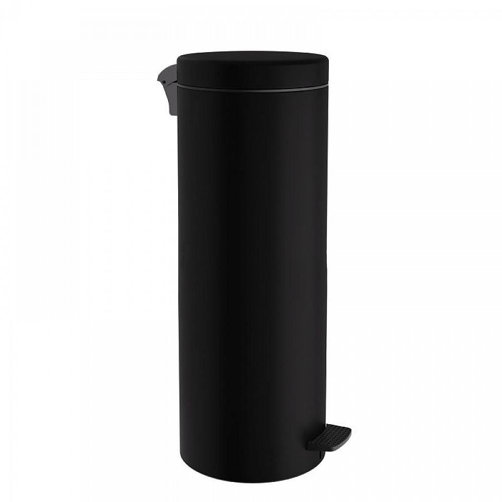 Χαρτοδοχείο 16 Lit Soft Close, No Inner Bucket - Matt Black, Pam & Co, Ø20 x H55 (cm), 16-2053-403 Χαρτοδοχείο 16 Lit Soft Close, No Inner Bucket - Matt Black, Pam & Co, Ø20 x H55 (cm), 16-2053-403