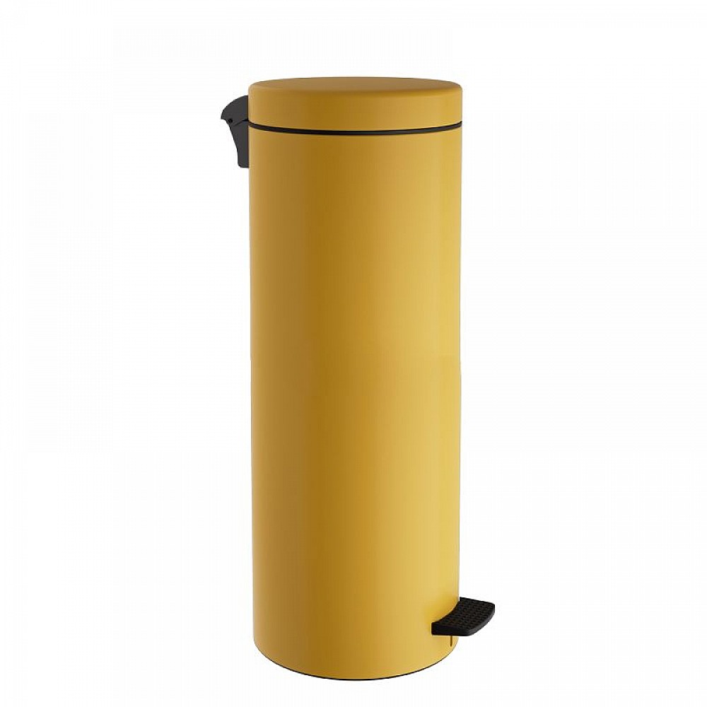 Χαρτοδοχείο 16 Lit Soft Close, No Inner Bucket - Matt Yellow, Pam & Co, Ø20 x H55 (cm), 16-2053-603 Χαρτοδοχείο 16 Lit Soft Close, No Inner Bucket - Matt Yellow, Pam & Co, Ø20 x H55 (cm), 16-2053-603