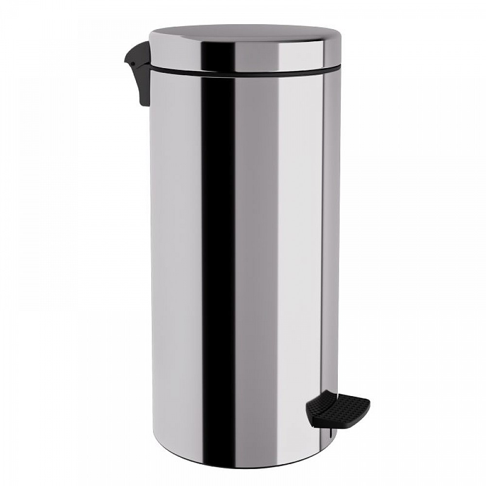 Χαρτοδοχείο 20 Lit, Soft Close - Inox, Pam & Co, Ø25 x H55 (cm), 18-310-001 Χαρτοδοχείο 20 Lit, Soft Close - Inox, Pam & Co, Ø25 x H55 (cm), 18-310-001