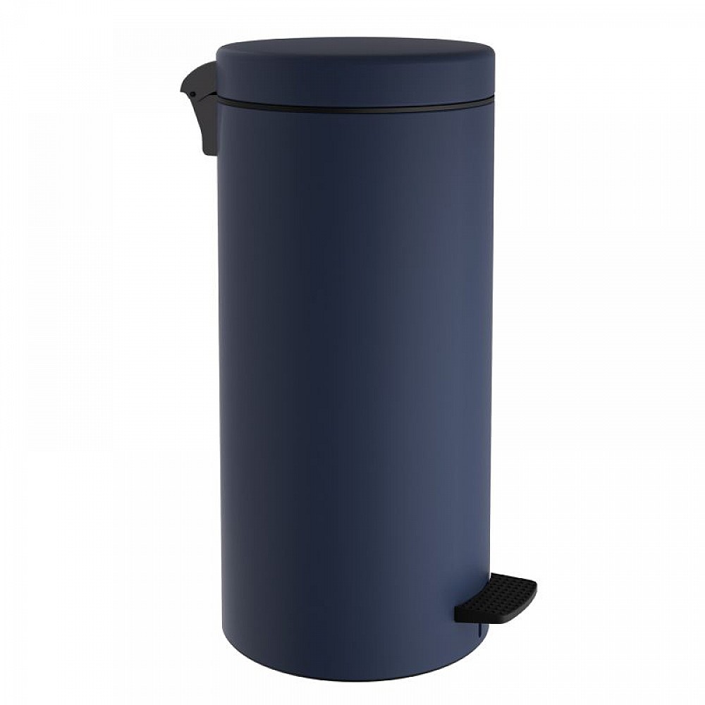 Χαρτοδοχείο 25 Lit Soft Close, No Inner Bucket - Matt Navy Blue, Pam & Co, Ø25 x H55 (cm), 2553-203 Χαρτοδοχείο 25 Lit Soft Close, No Inner Bucket - Matt Navy Blue, Pam & Co, Ø25 x H55 (cm), 2553-203