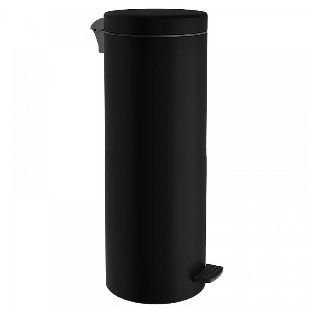 Χαρτοδοχείο 30 Lit, Soft Close - Matt Black, Pam & Co, Ø25 x H65 (cm), 2565-403 Χαρτοδοχείο 30 Lit, Soft Close - Matt Black, Pam & Co, Ø25 x H65 (cm), 2565-403