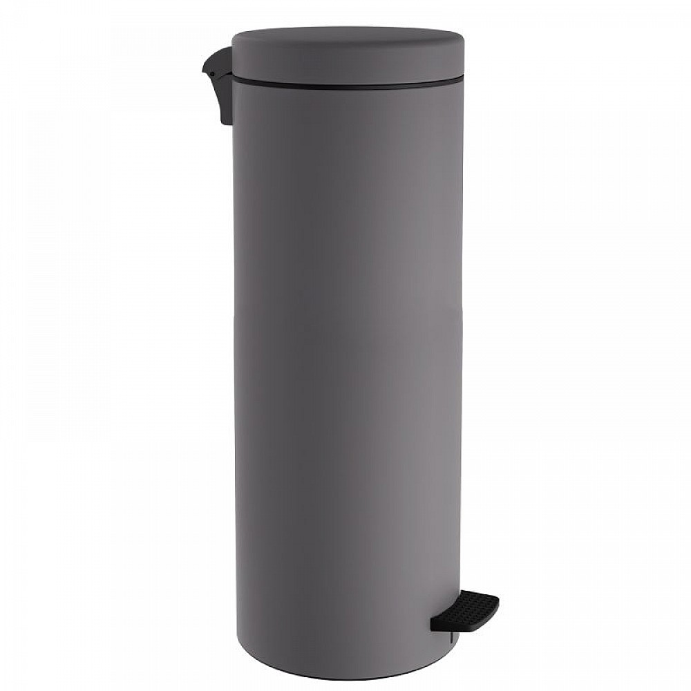 Χαρτοδοχείο 30 Lit, Soft Close - Matt Concrete Grey, Pam & Co, Ø25 x H65 (cm), 2565-163 Χαρτοδοχείο 30 Lit, Soft Close - Matt Concrete Grey, Pam & Co, Ø25 x H65 (cm), 2565-163