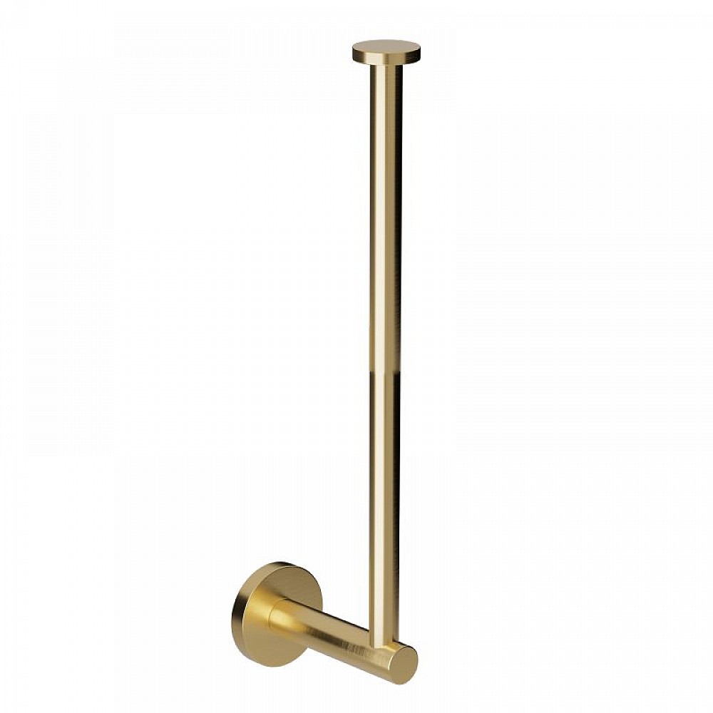 Χαρτοθήκη Εφεδρική (2 θέσεων) - Brushed Gold, Pam & Co, W5 x D5 x H29 (cm), 103-023 Χαρτοθήκη Εφεδρική (2 θέσεων) - Brushed Gold, Pam & Co, W5 x D5 x H29 (cm), 103-023