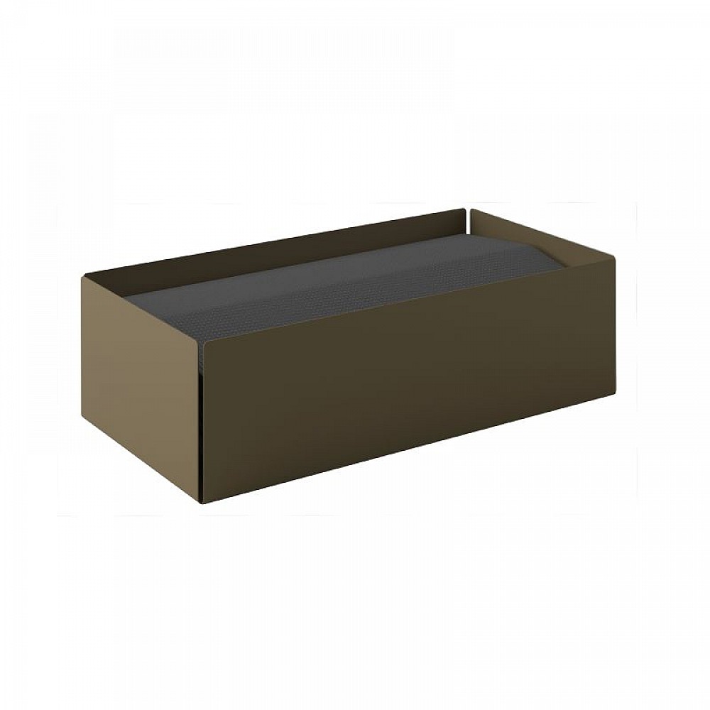 Θήκη Χειροπετσετών Ζικ-Ζακ - Matt Light Bronze, Pam & Co, W25 x D13 x H7,5 (cm), 121-963 Θήκη Χειροπετσετών Ζικ-Ζακ - Matt Light Bronze, Pam & Co, W25 x D13 x H7,5 (cm), 121-963