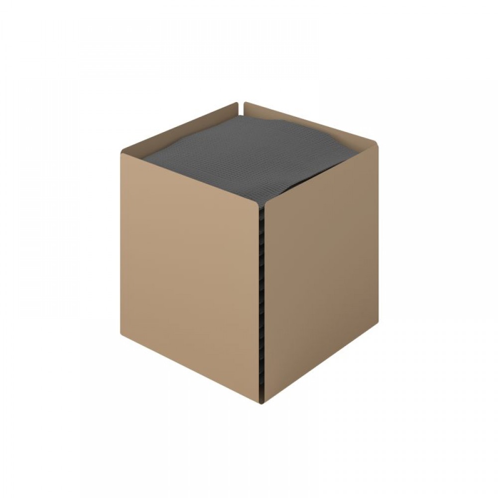 Θήκη Χαρτομάντηλων Κύβος - Matt Beige, Pam & Co, W13 x D13 x H13 (cm), 123-103 Θήκη Χαρτομάντηλων Κύβος - Matt Beige, Pam & Co, W13 x D13 x H13 (cm), 123-103