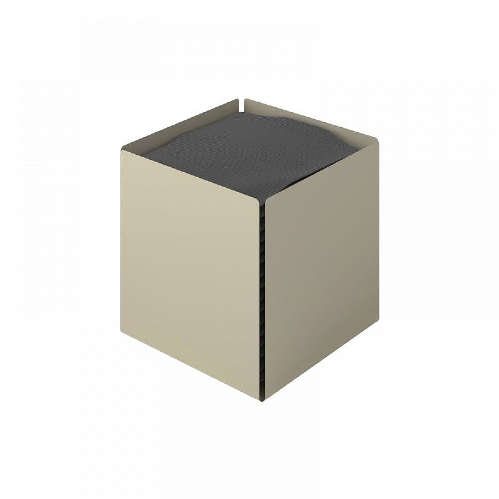 Θήκη Χαρτομάντηλων Κύβος - Matt Ivory, Pam & Co, W13 x D13 x H13 (cm), 123-703 Θήκη Χαρτομάντηλων Κύβος - Matt Ivory, Pam & Co, W13 x D13 x H13 (cm), 123-703