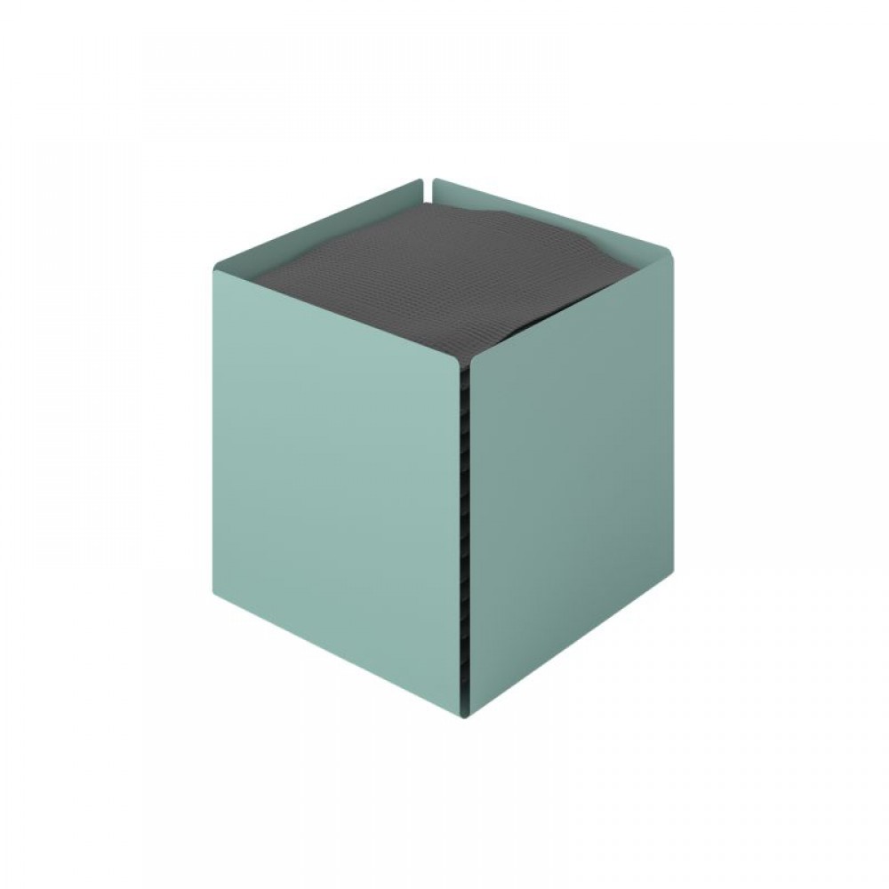 Θήκη Χαρτομάντηλων Κύβος - Matt Turquoise, Pam & Co, W13 x D13 x H13 (cm), 123-913 Θήκη Χαρτομάντηλων Κύβος - Matt Turquoise, Pam & Co, W13 x D13 x H13 (cm), 123-913