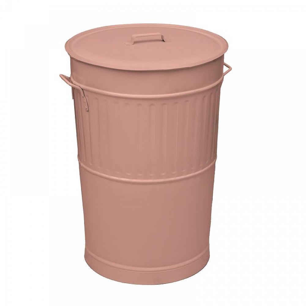 Κάδος Απορριμμάτων Retro 100Lit - Matt Pink, Pam & Co, Ø48 x H68 (cm), 4868-303 Κάδος Απορριμμάτων Retro 100Lit - Matt Pink, Pam & Co, Ø48 x H68 (cm), 4868-303